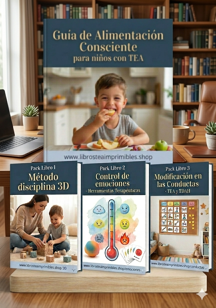 Musica en Calma (+ de 500 recursos auditivos) + 6 Bonos: 2 Cuadernillos Imprimibles TEA con + 500 actividades + Guía de Alimentación Consciente + MEGA PACK: TEA + TDAH + LENGUAJE + CONDUCTA